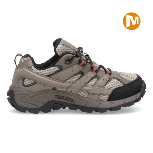 Merrell Moab 2 Low Lace Sneaker Kinder Grau [DE-VQTMA]